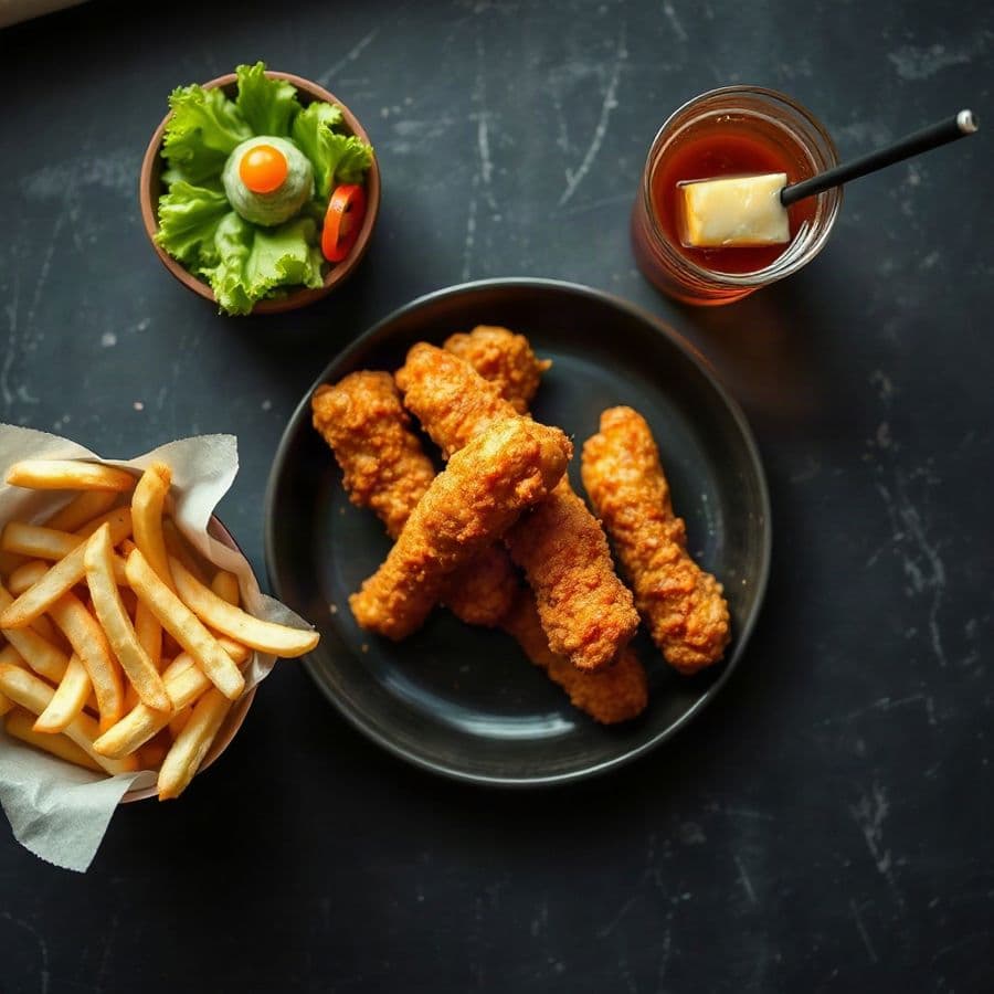 Chicken Strips with Fries
