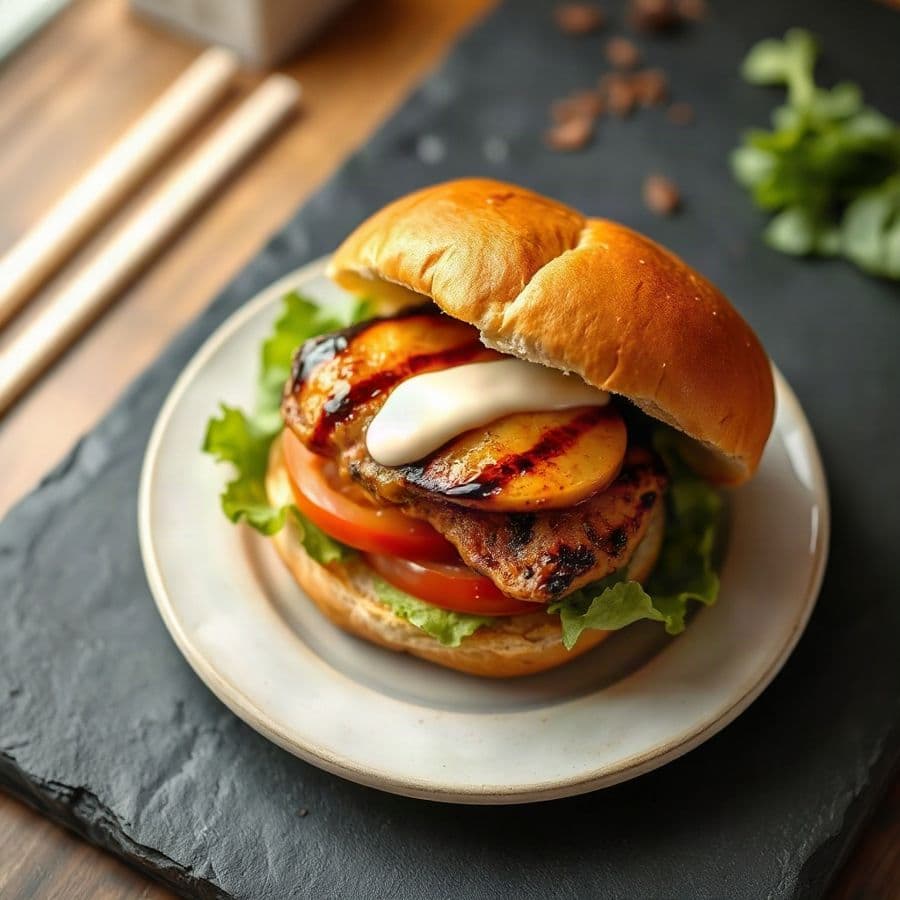 Chicken Teriyaki Burger