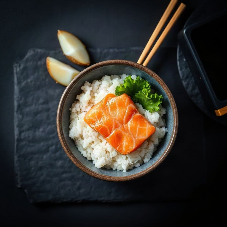 Salmon Donburi