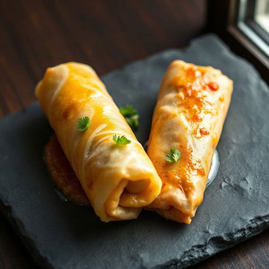 Chicken & Egg Roll (2 Pcs)